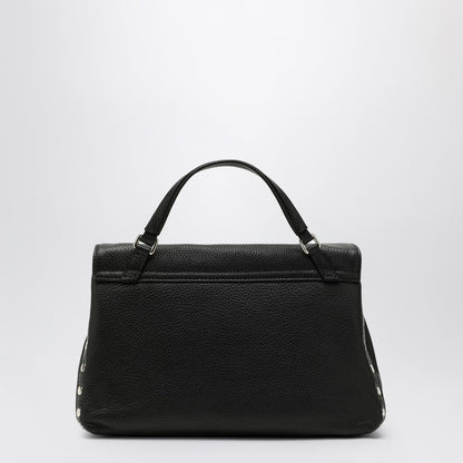 Zanellato Small Postina Leather Top Handle Bag Black