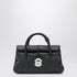 Zanellato Dotta Centauro Small Black Leather Tote Bag Black