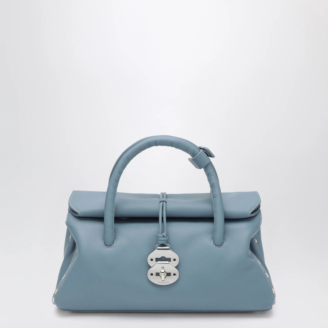 Zanellato Small Light Blue Dotta Centauro Tote Bag