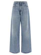 Giuseppe Di Morabito Crystal Jeans Light blue