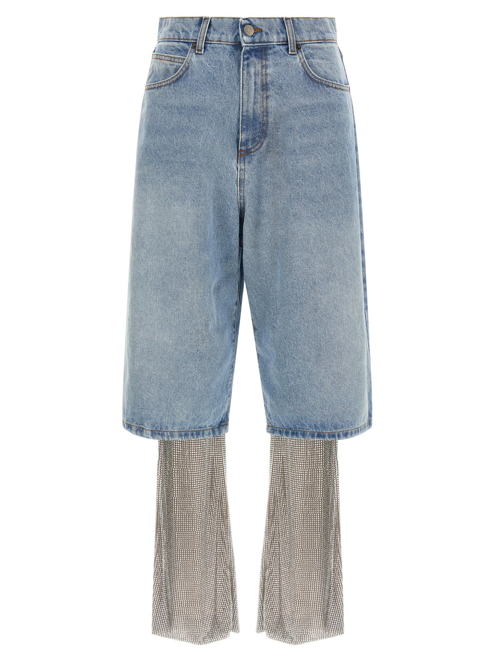 Giuseppe Di Morabito Crystal Jeans + Leggings Multicolor