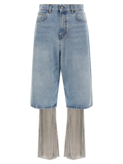 Giuseppe Di Morabito Crystal Jeans + Leggings Multicolor