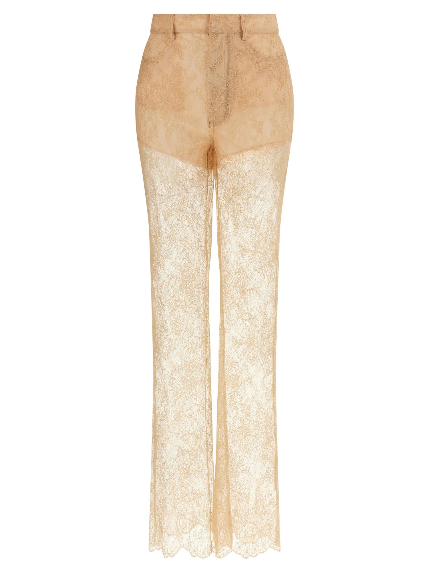 Giuseppe Di Morabito Lace Trousers Pink
