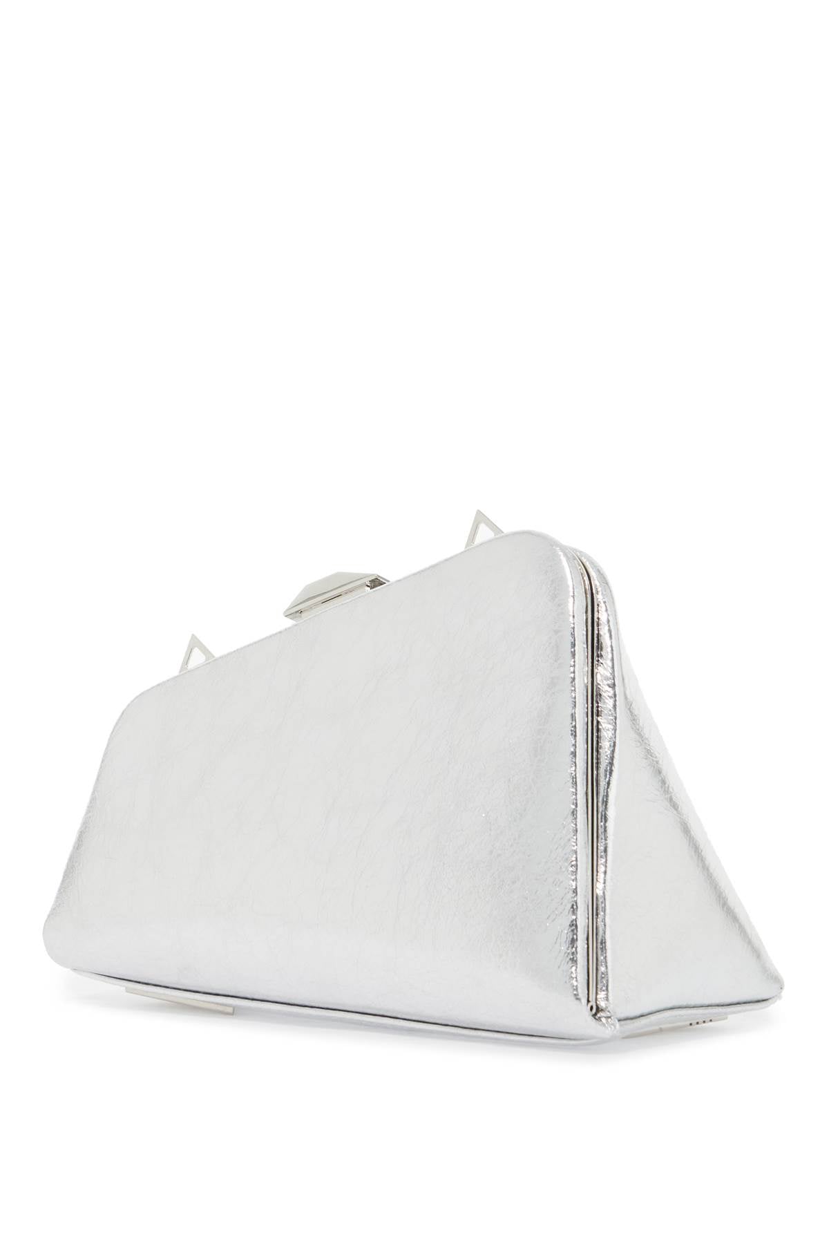 Midnight Mini Silver Clutch Bag