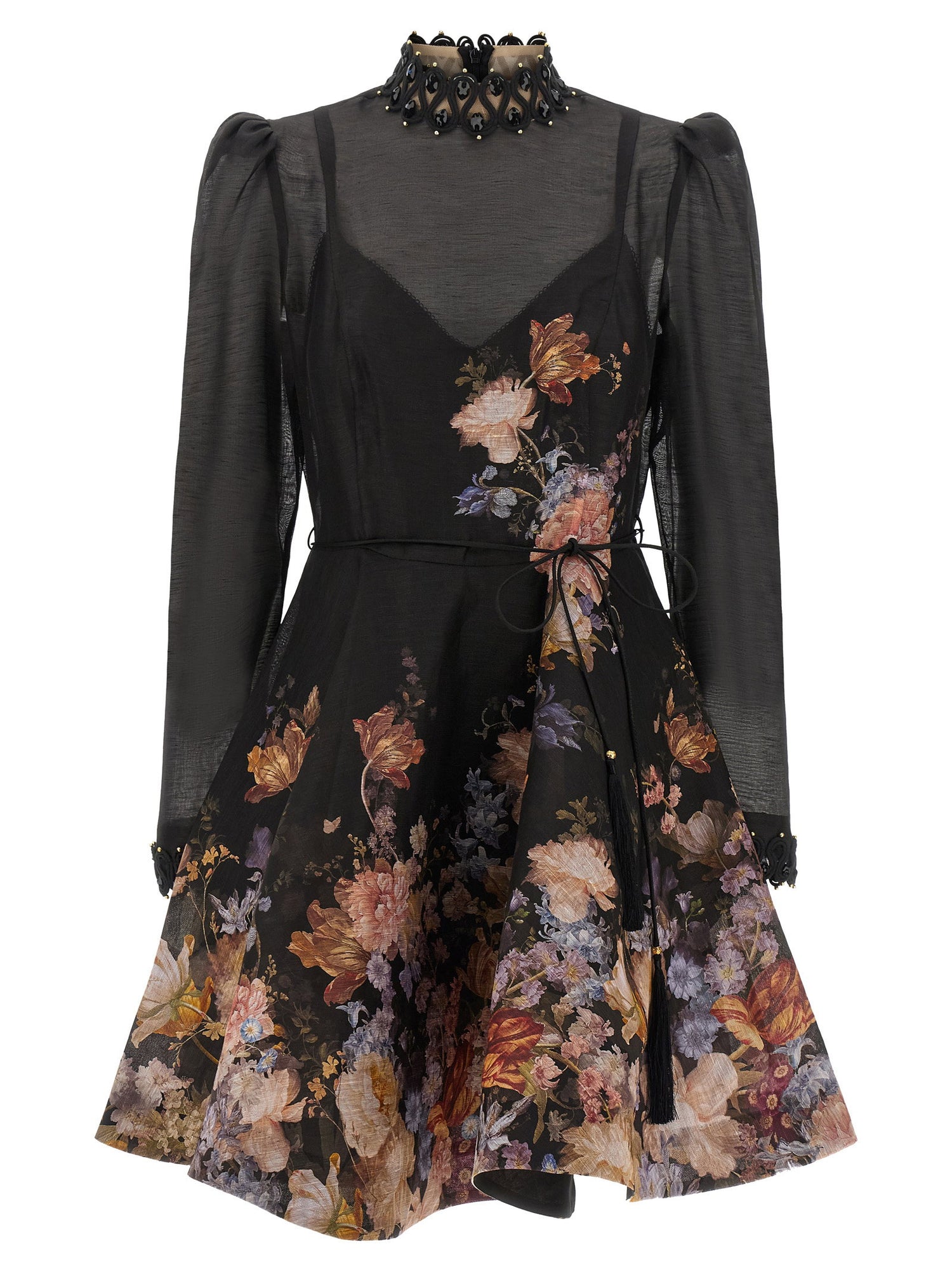 Zimmermann Vaillant Embellish Dress Multicolor