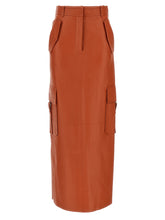 Zimmermann Illustration Midi Skirt Orange