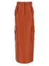 Zimmermann Illustration Midi Skirt Orange