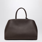 Ferragamo Hug M Leather Handbag Brown