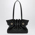 Ferragamo Soft-Bag Small Black Leather Shoulder Bag Black