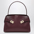 Ferragamo Plum Hug Soft M Shoulder Bag in Leather Metal