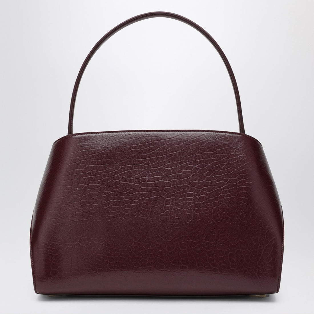 Ferragamo Plum Hug Soft M Shoulder Bag in Leather Metal