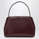 Ferragamo Plum Hug Soft M Shoulder Bag in Leather Metal