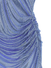 Giuseppe Di Morabito Dress With Removable Crystals And Feathers Light blue