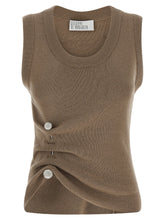 Giuseppe Di Morabito Jewel Brooch Top Beige