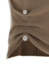 Giuseppe Di Morabito Jewel Brooch Top Beige