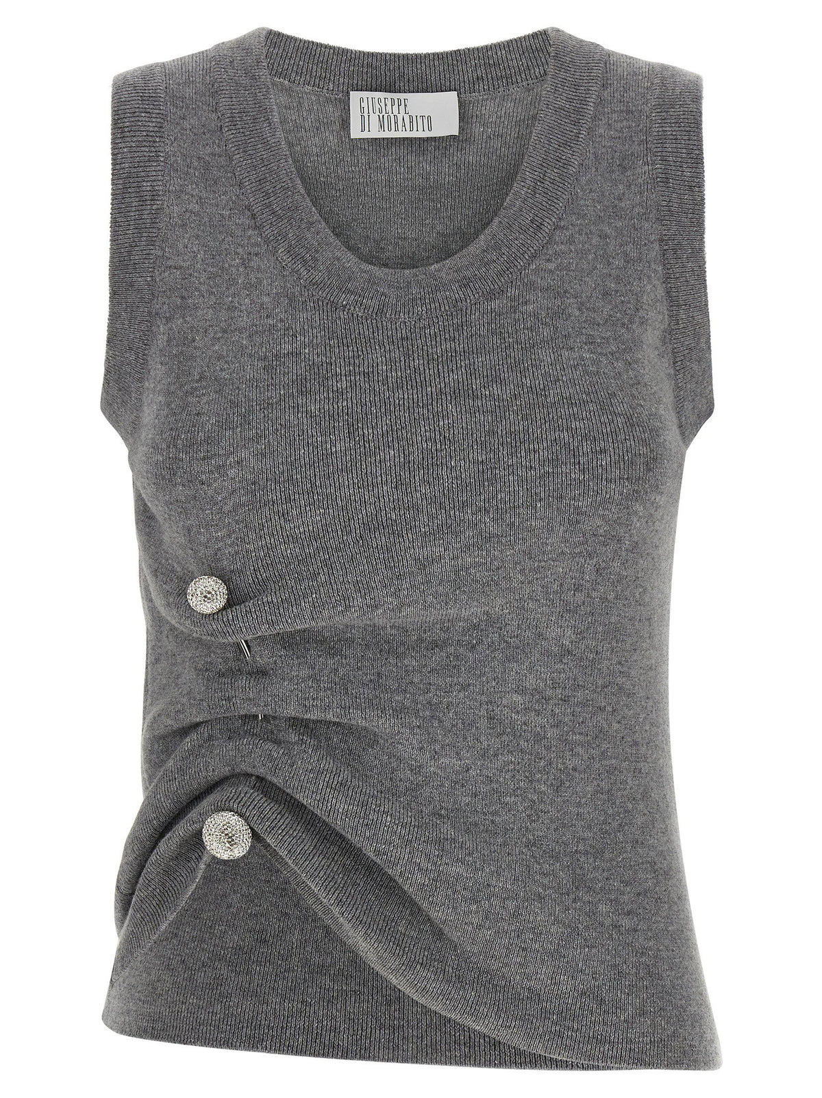 Giuseppe Di Morabito Jewel Brooch Top Gray