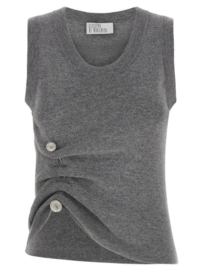Giuseppe Di Morabito Jewel Brooch Top Gray