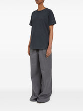 Maison Margiela Embroidered Four-Stitch Cotton T-Shirt Black black