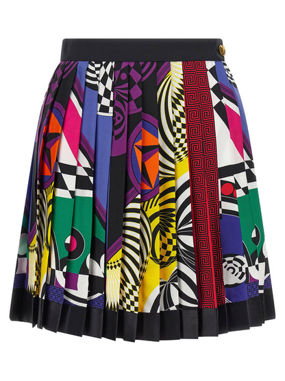 Versace Teatro Skirt Multicolor
