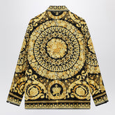 Versace Barocco Silk Twill Shirt Multicolor