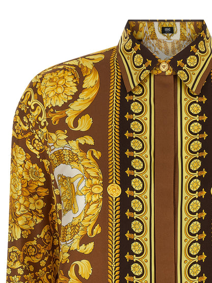 Versace Barocco Shirt Gold