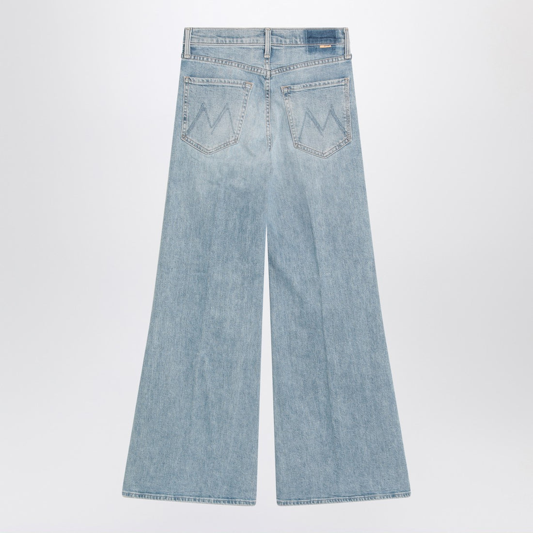 Mother The Tomcat Roller Skimp wide-leg jeans in washed light blue Light blue