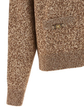 Versace Medusa 95 Button Cardigan Beige
