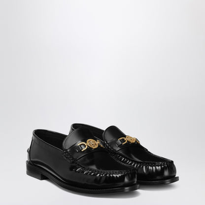 Versace Medusa 95 Leather Loafers Black