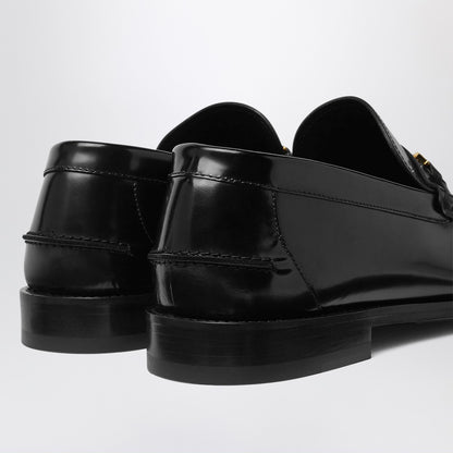 Versace Medusa 95 Leather Loafers Black