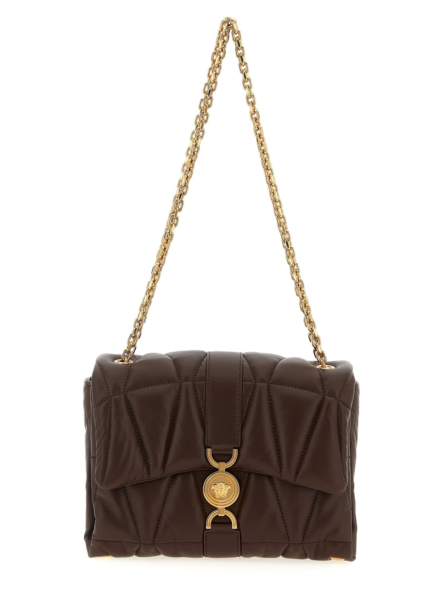 Versace Kleio Shoulder Bag Brown