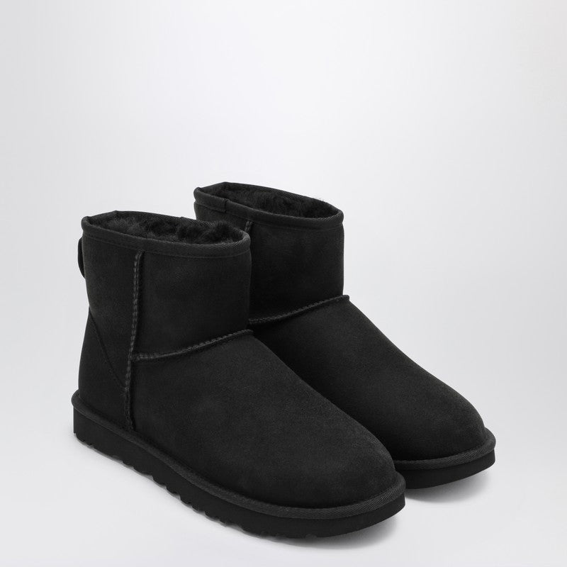Ugg Classic Mini II Shearling Ankle Boots Black