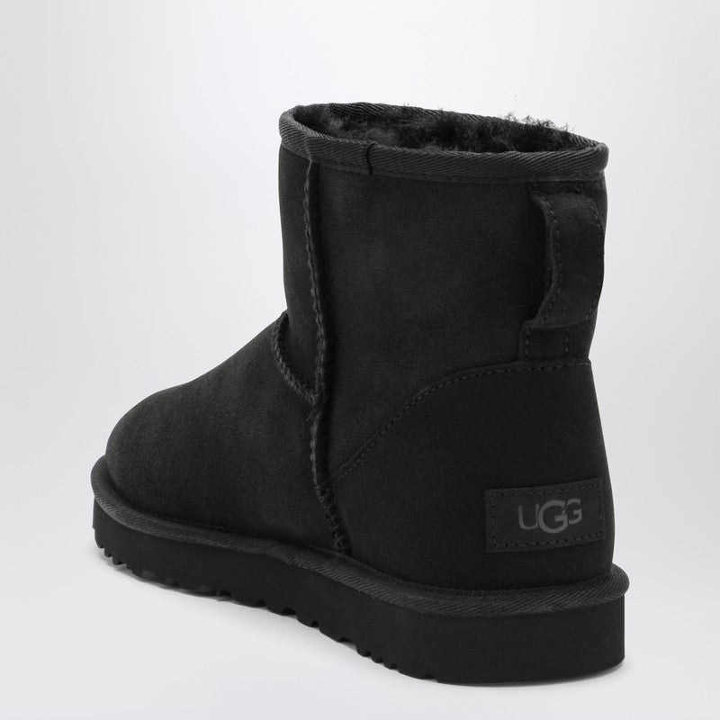Ugg Classic Mini II Shearling Ankle Boots Black