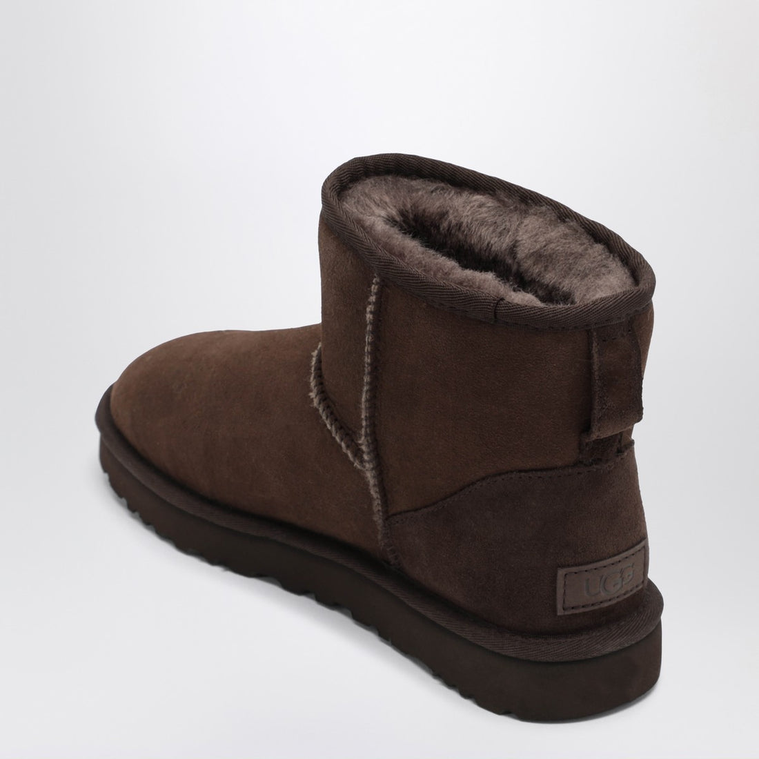Ugg Classic Mini II Sheepskin and Suede Boots Brown