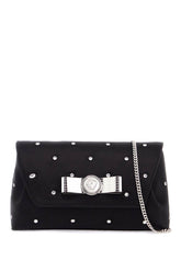 Versace Gianni ribbon starry sky clutch black