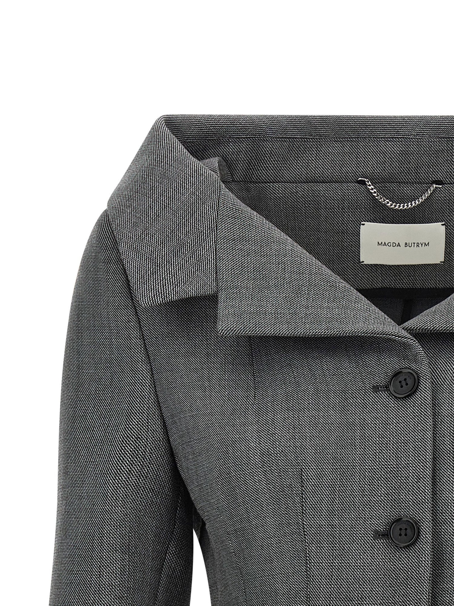 Magda Butrym 02 Blazer Gray