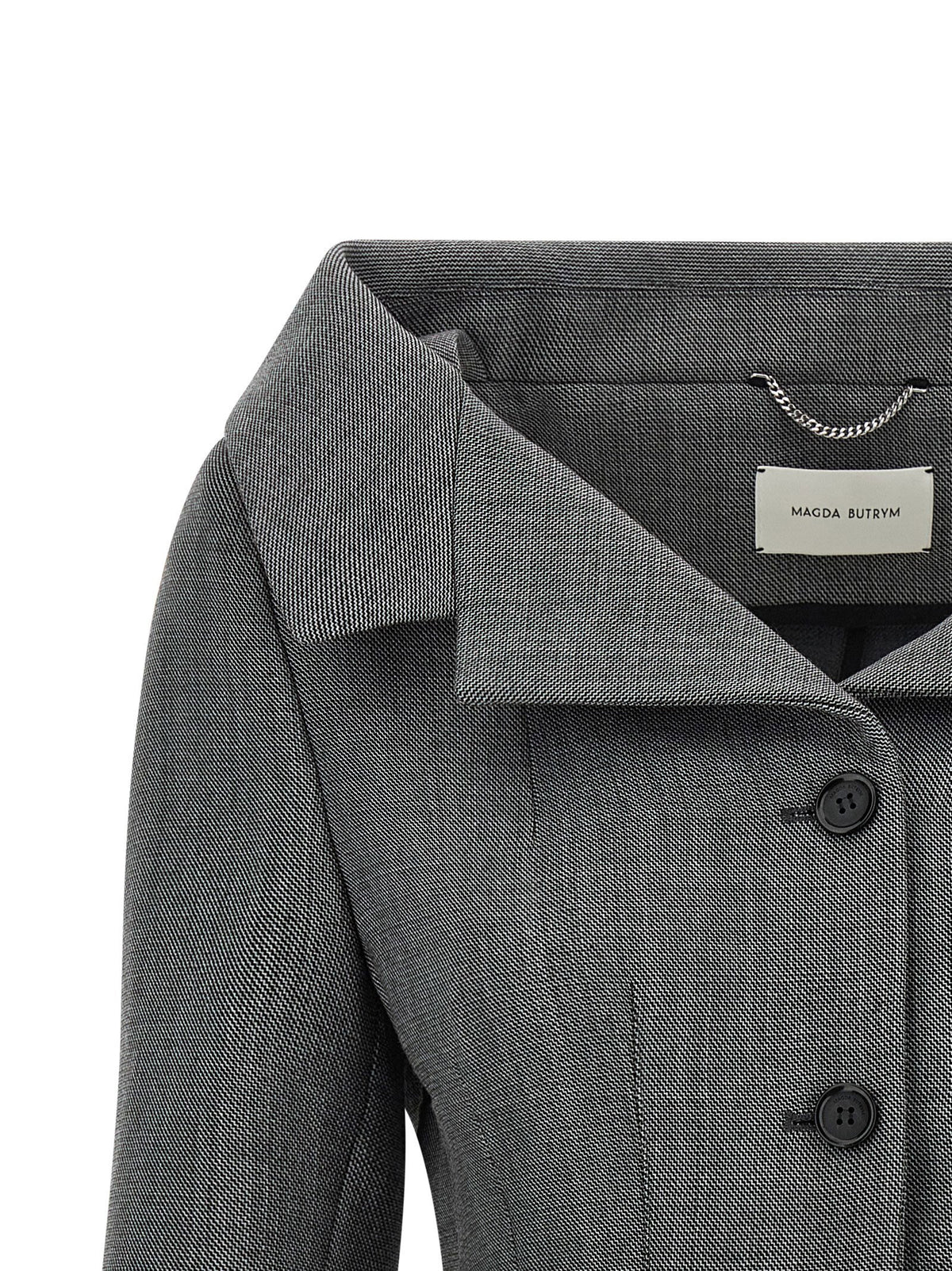 Magda Butrym 02 Blazer Gray