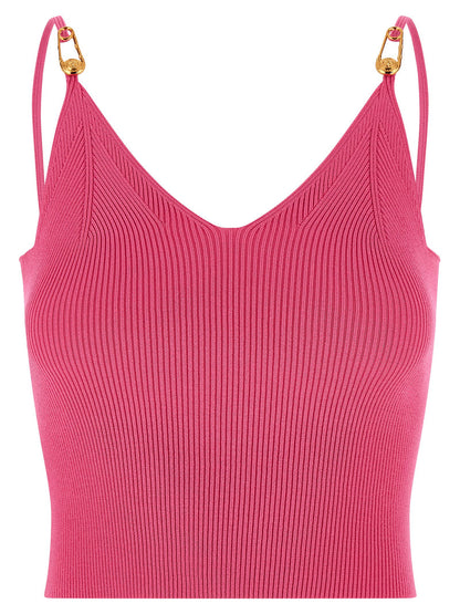 Versace Safety Pin Top Fuchsia