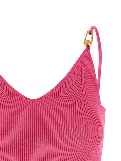 Versace Safety Pin Top Fuchsia