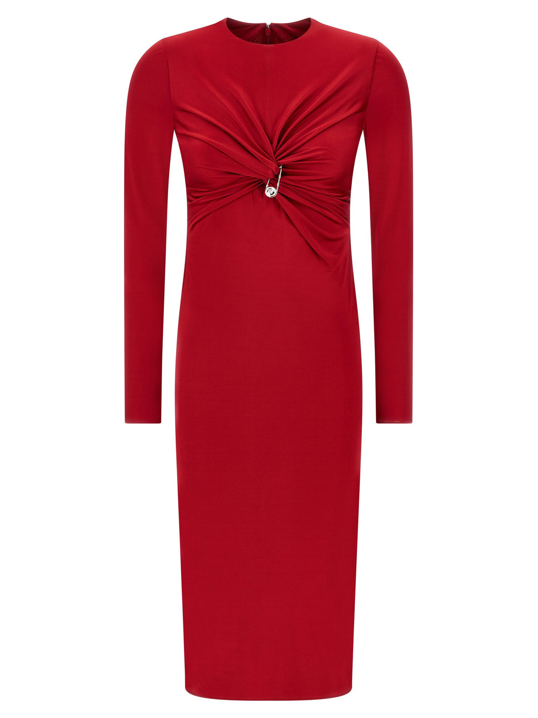 Versace Safety Pin Dress Red