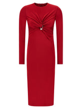 Versace Safety Pin Dress Red