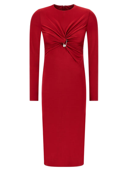Versace Safety Pin Dress Red