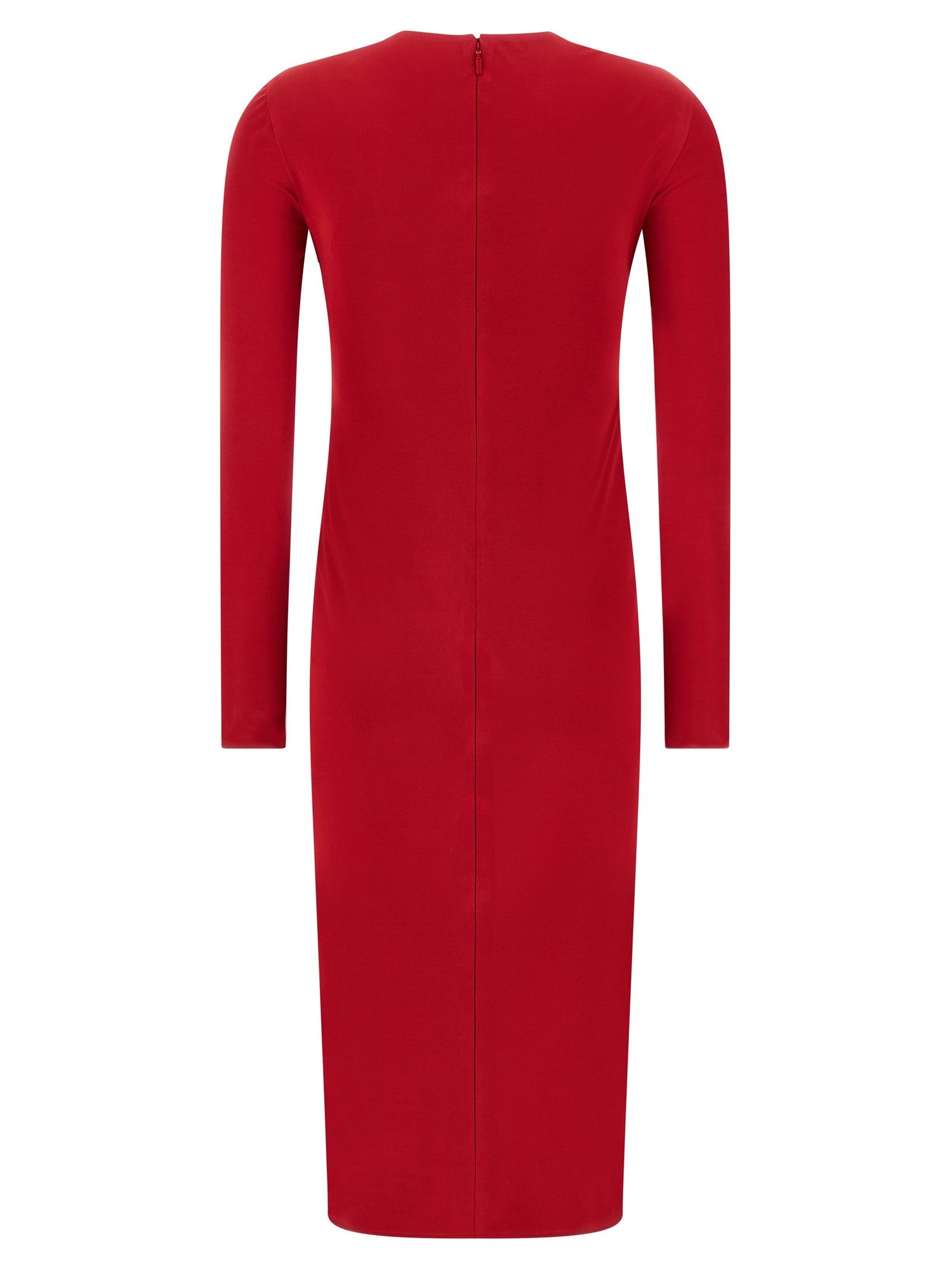 Versace Safety Pin Dress Red