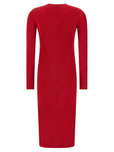 Versace Safety Pin Dress Red