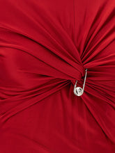 Versace Safety Pin Dress Red