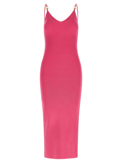 Versace Knit Dress Fuchsia