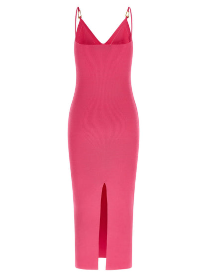 Versace Knit Dress Fuchsia