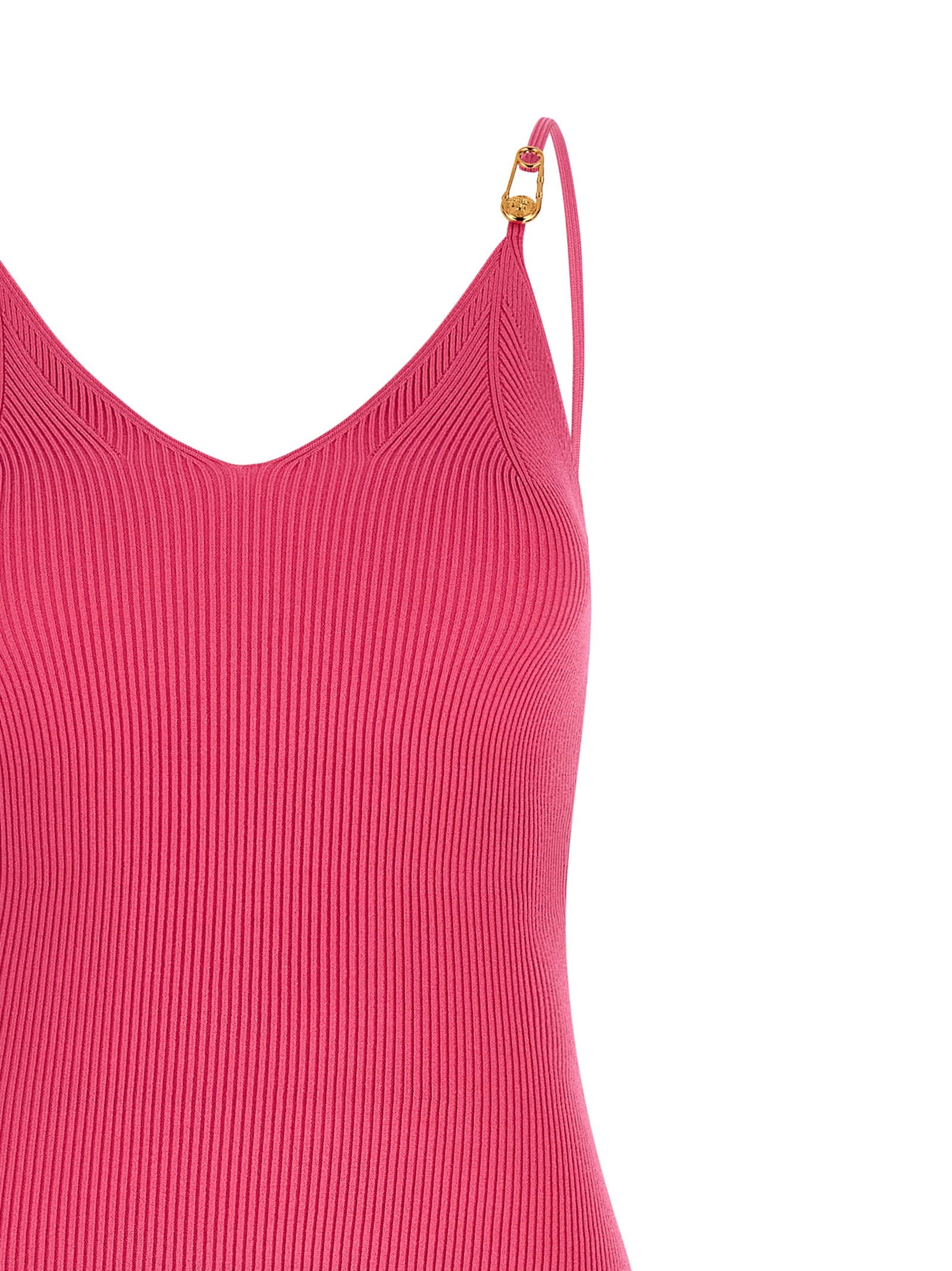 Versace Knit Dress Fuchsia