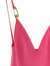 Versace Knit Dress Fuchsia