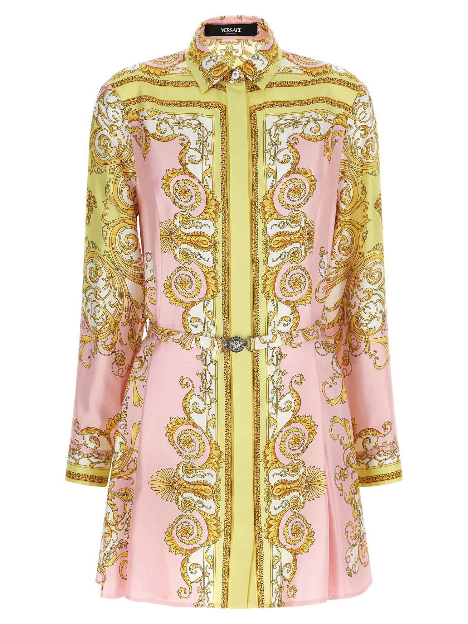 Versace Spring Barocco Dress Multicolor