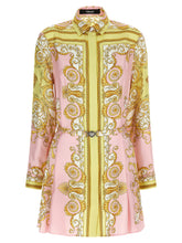 Versace Spring Barocco Dress Multicolor